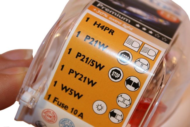 Angabe des Inhalts der Box von Philips