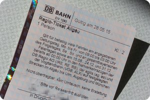 »Günstige« Anreise: Das Regio-Ticket Allgäu