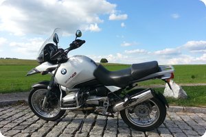 BMW R 1150 GS mit Träger für Touring Koffer