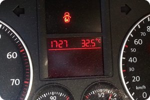 Temperatur (laut VW Golf V)