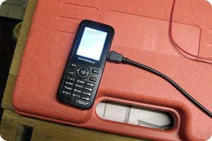 Als Verbraucher angeschlossen: Mobiltelefon