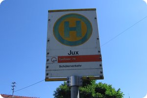 Detail am Nachweispunkt »Jux«