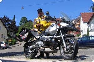 Panne in Jux (Spiegelberg), August '15