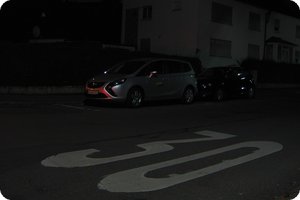 Da steht das Clubmobil am Straßenrand