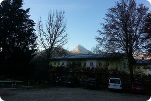 Jugendherberge Berchtesgaden: Blick auf den Watzmann