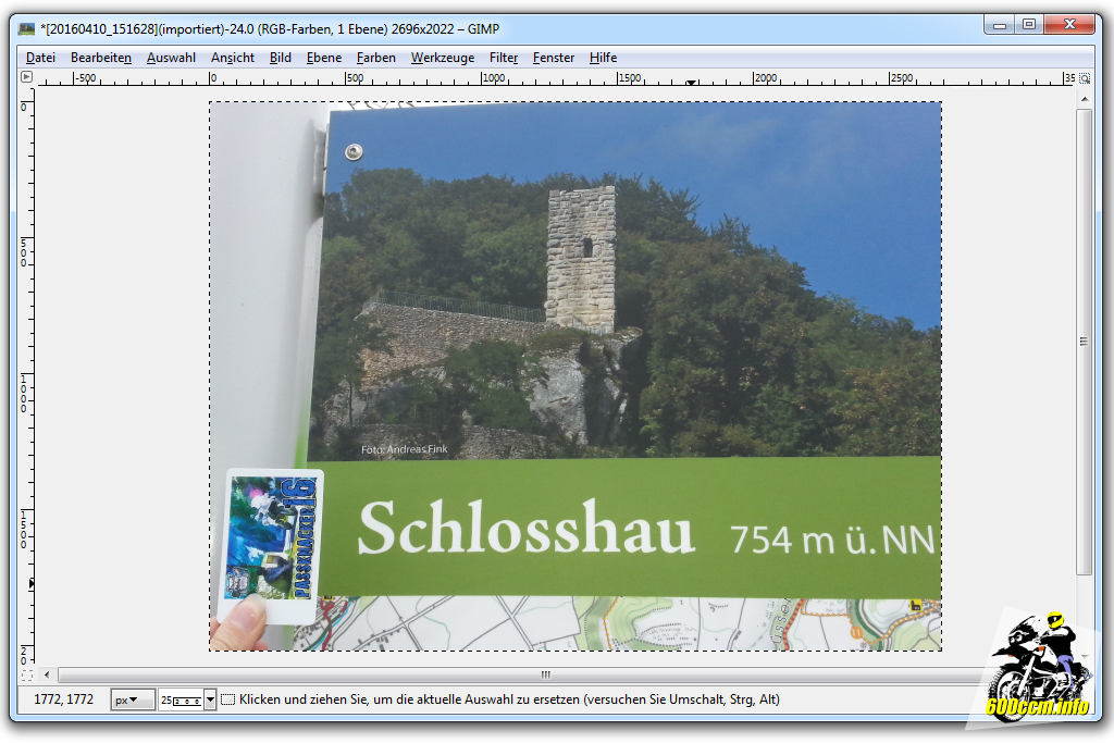 Bild #2: Detailaufnahme vom Schild