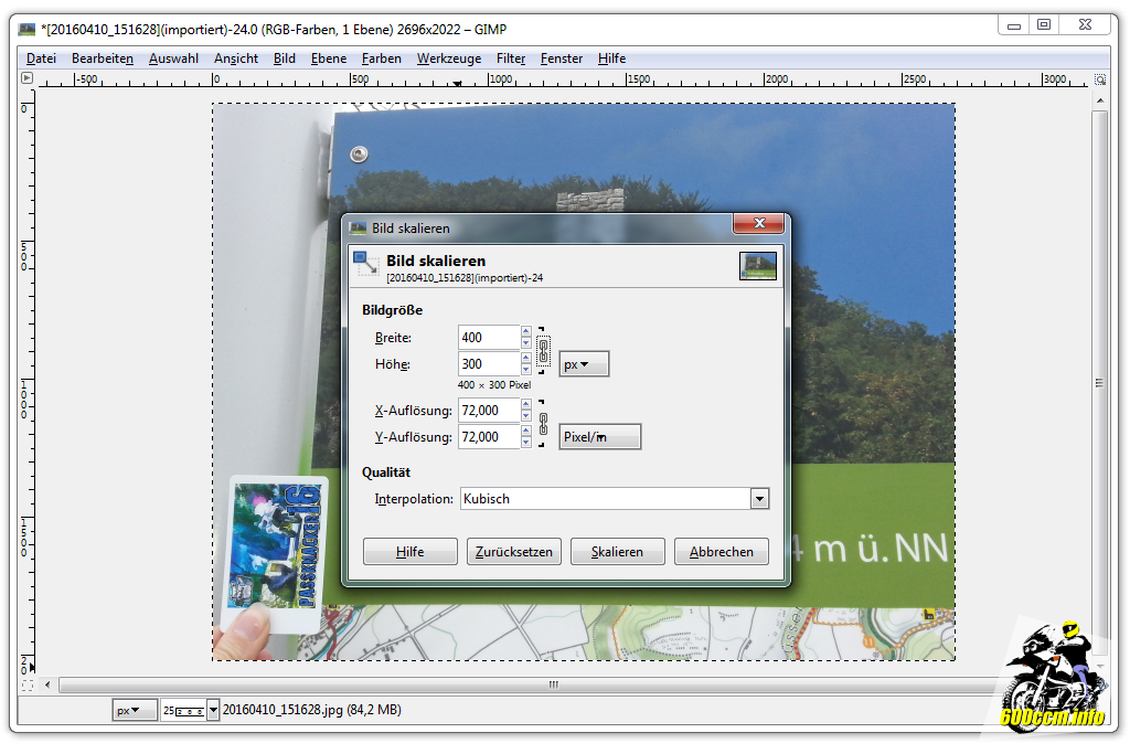 Detailbild auf 400x300 px skalieren