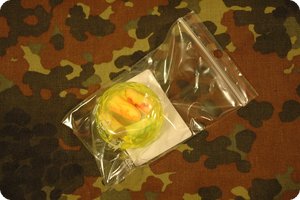 Vier Stück in einer Kunststoffbox