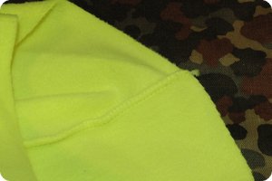 Naht im Fleeceteil des Morf »suprafleece«