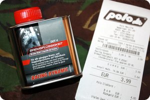 250 ml DOT 4 Bremsflüssigkeit von Polo