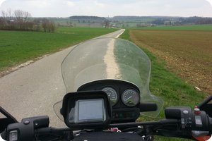Hier fährt heute sonst niemand – nur ich