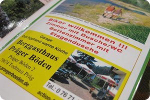 Eine der beworbenen Übernachtungsmöglichkeiten