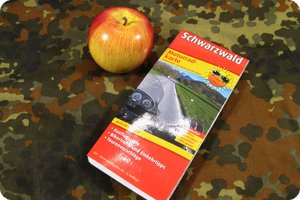 Größenvergleich mit Apfel