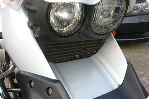 Auch der Ölkühler hat ein paar Insekten weniger