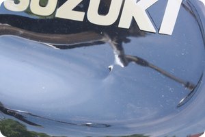 Nicht schön: Eine neue Delle? Wieso?