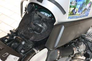 Position der Airbox bei der R 1150 GS
