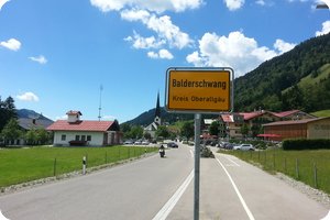 Einer von vielen, vielen Motorradfahrern