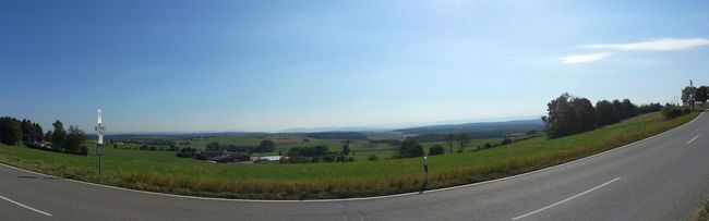 Panorama in Blickrichtung Südost vom Nachweispunkt »Windegg / Witthoh« aus gesehen