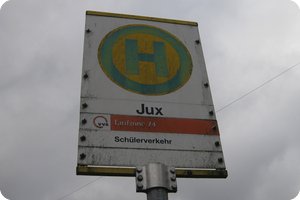 Detail am Nachweispunkt »Jux«
