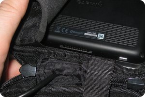 Blöd: Der Micro-USB Anschluss am nüvi 2360LT