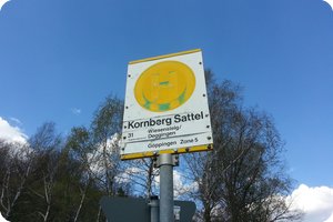 Detail am Nachweispunkt »Kornbergsattel«