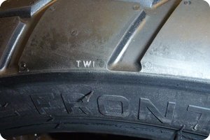 TWI-Markierung am Reifen