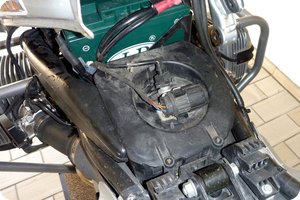 Airbox und Schnorchel von oben gesehen