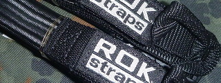Gepäckrolle befestigen mit »ROK-Straps«