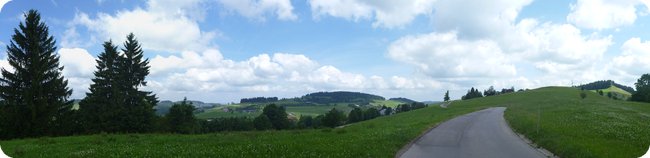 Panorama am Nachweispunkt »Paradies«