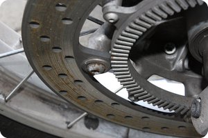 Auch auf der anderen Seite: Oberflächlicher Rost