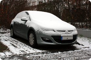 Auch die »Dose« ist winterlich »verziert«