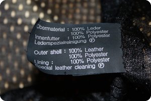 Etikett der Probiker Jacke