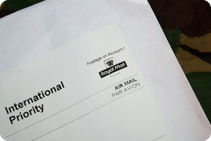 Beim deutschen Anbieter bestellt – Post aus GB