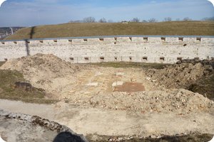 Westflanke des Fort Oberer Kuhberg in Ulm