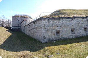 Nordöstliche Ecke des Fort Oberer Kuhberg