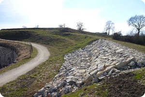 Der »gedeckte Weg« wurde 2017 rekonstruiert