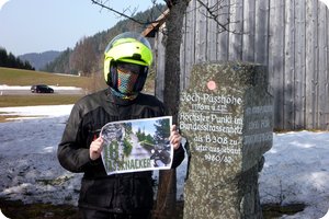 Der Sonnenbader war mir beim Foto behilflich