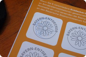 Etwas schwach: Ds Stempelkissen braucht Tinte