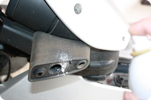 Das Wachs möglichst dünn auftragen