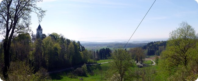 Panorama bei Hohenbodman
