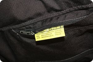 Die Napoleontasche ist nicht wasserdicht