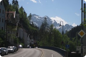 Am Lech entlang in Richtung Österreich