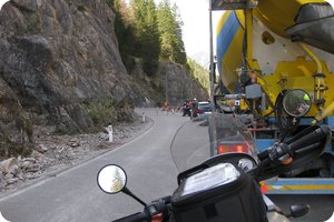 Der zweite unfreiwillige Stopp auf der Route