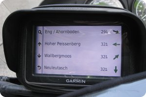Den nächsten Nachweispunkt als Ziel auswählen