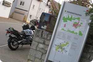 Am Nachweispunkt »Hohenstaufen«