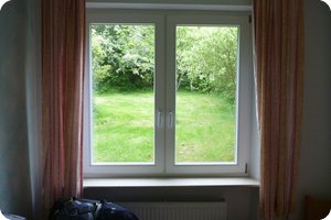 Der Ausblick im Erdgeschoss