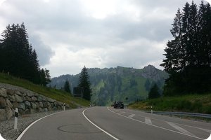 Blick zurück in Richtung Osten