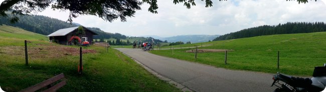 Panorama am Nachweispunkt »Hagspieljoch«
