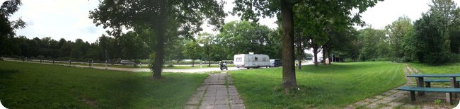Autobahnparkplatzidylle an der A7