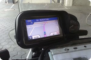 Die Fahrt zum Ziel ist schon berechnet